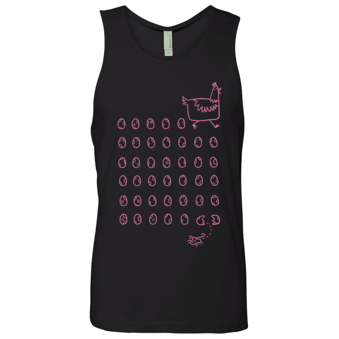 T-Shirts Black / Small Alien Chicken Men's Premium Tank Top