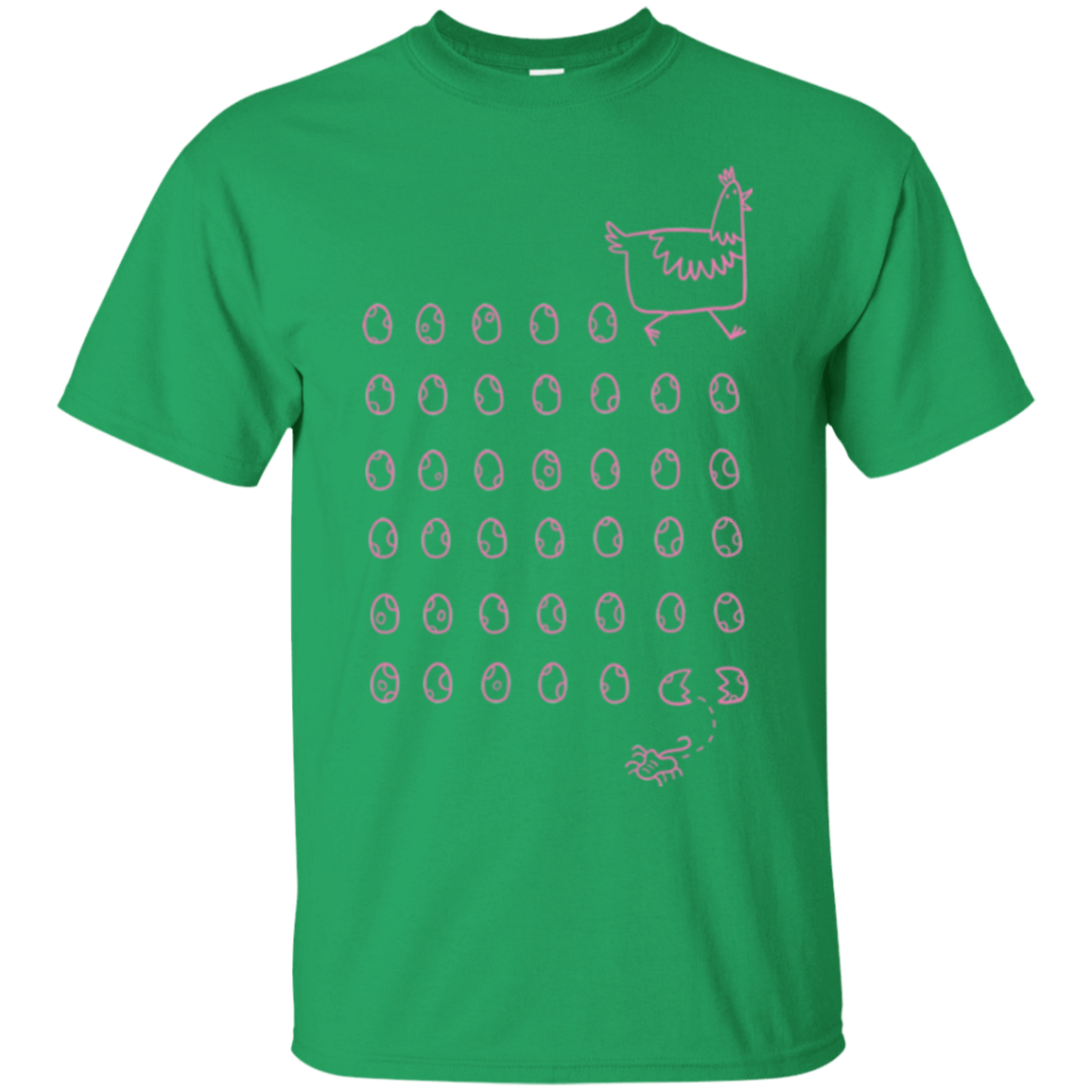 T-Shirts Irish Green / Small Alien Chicken T-Shirt