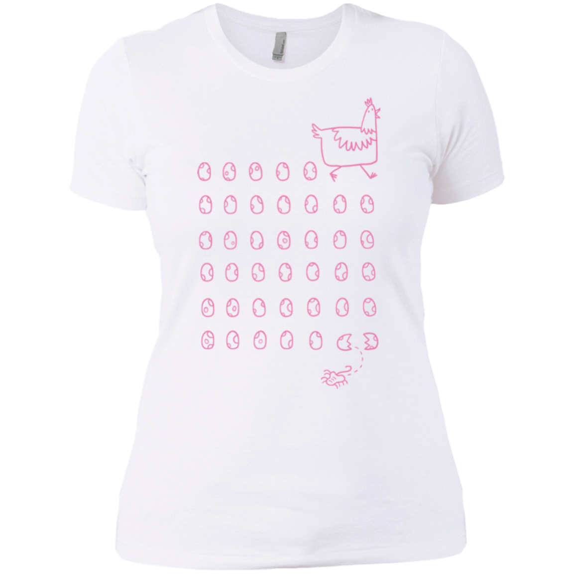 T-Shirts White / X-Small Alien Chicken Women's Premium T-Shirt