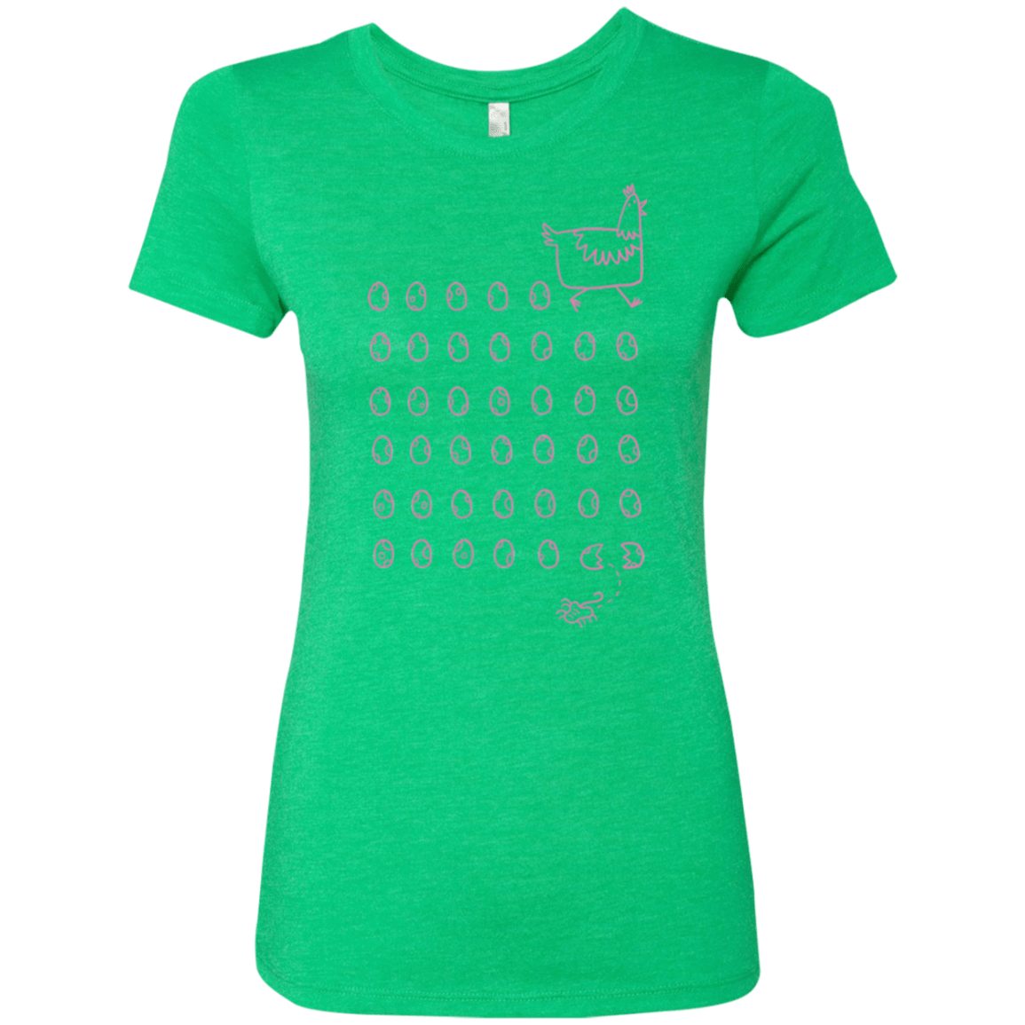 T-Shirts Envy / Small Alien Chicken Women's Triblend T-Shirt