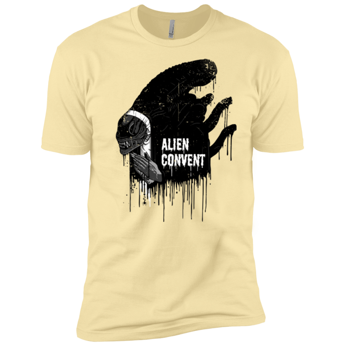 T-Shirts Banana Cream / X-Small Alien Convent Men's Premium T-Shirt