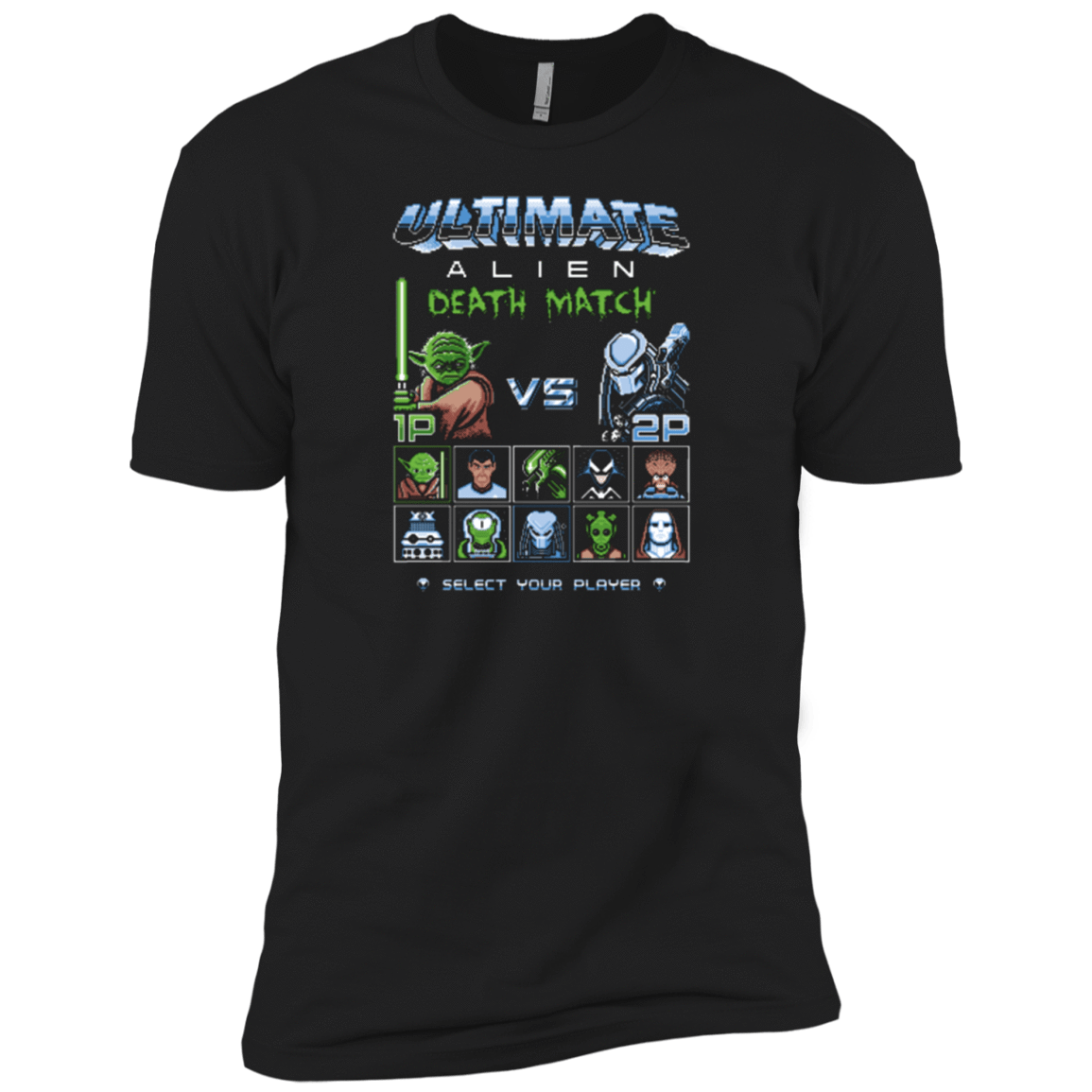 T-Shirts Black / YXS Alien Death Match Boys Premium T-Shirt