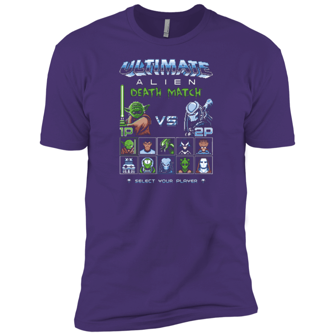 T-Shirts Purple / X-Small Alien Death Match Men's Premium T-Shirt