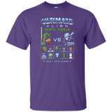 T-Shirts Purple / Small Alien Death Match T-Shirt