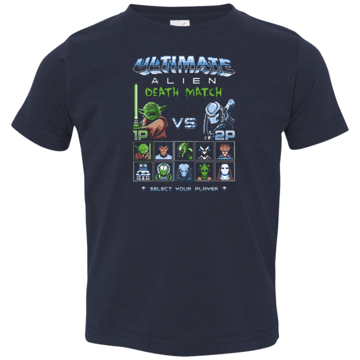 T-Shirts Navy / 2T Alien Death Match Toddler Premium T-Shirt