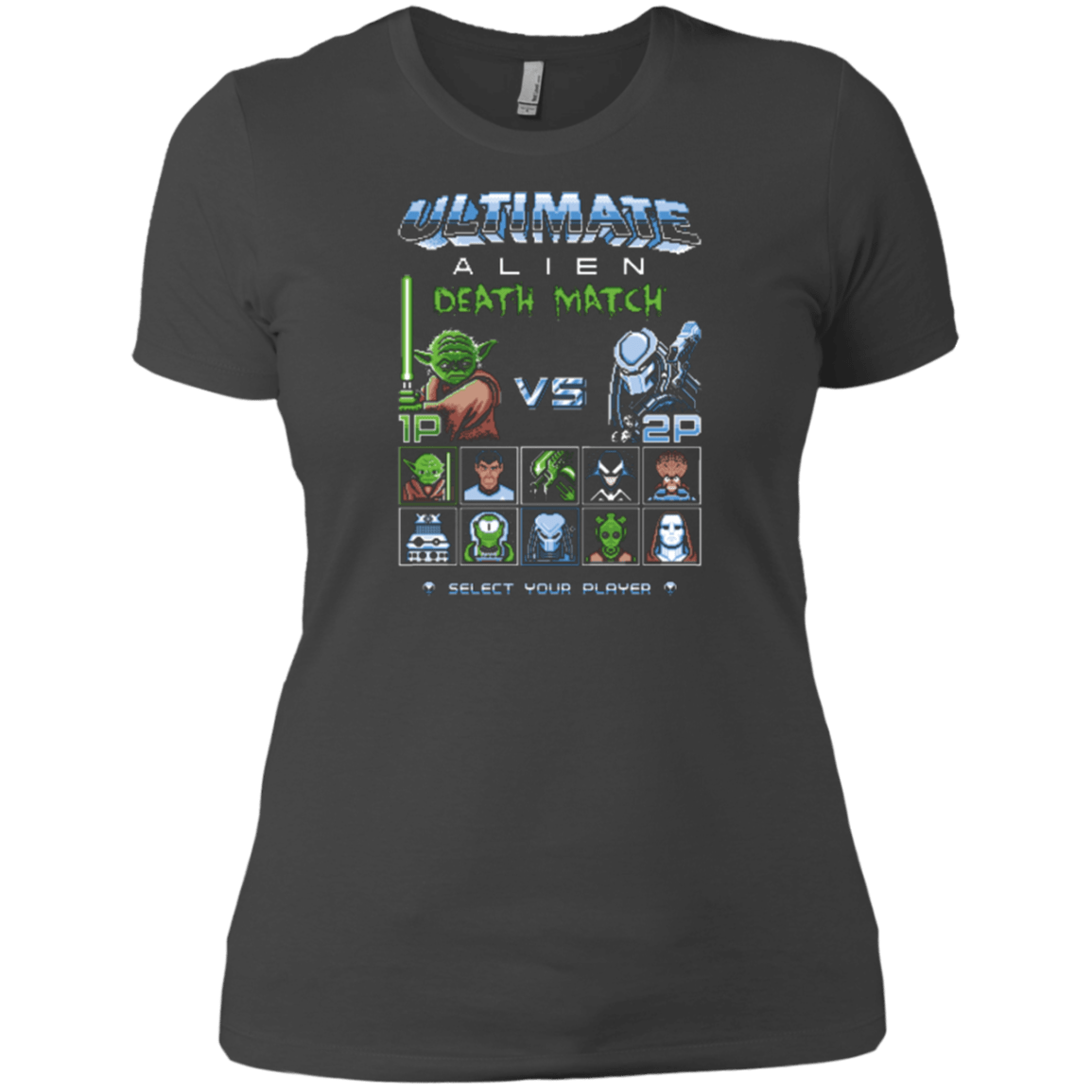 T-Shirts Heavy Metal / X-Small Alien Death Match Women's Premium T-Shirt