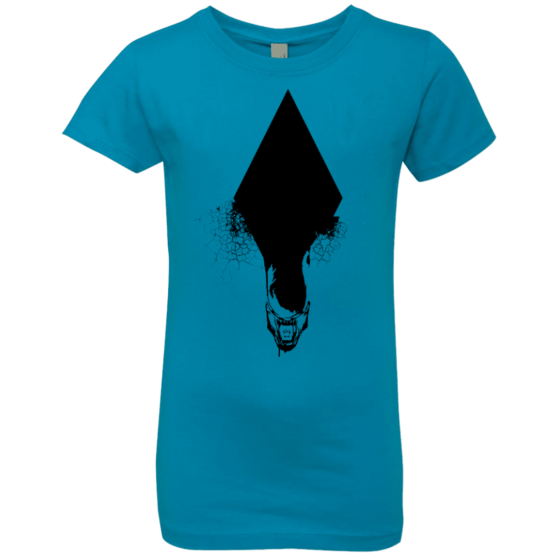 T-Shirts Turquoise / YXS Alien Girls Premium T-Shirt