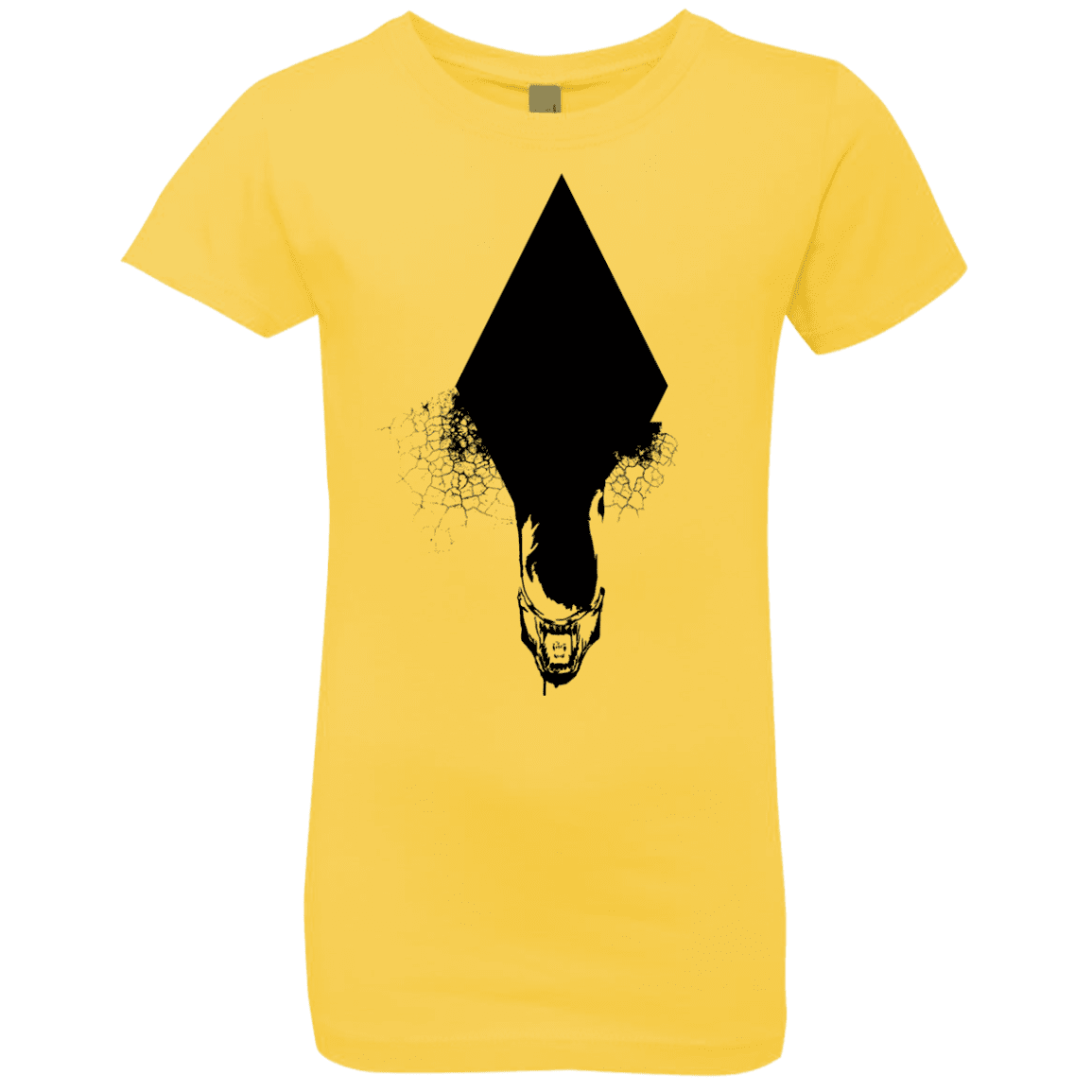 T-Shirts Vibrant Yellow / YXS Alien Girls Premium T-Shirt