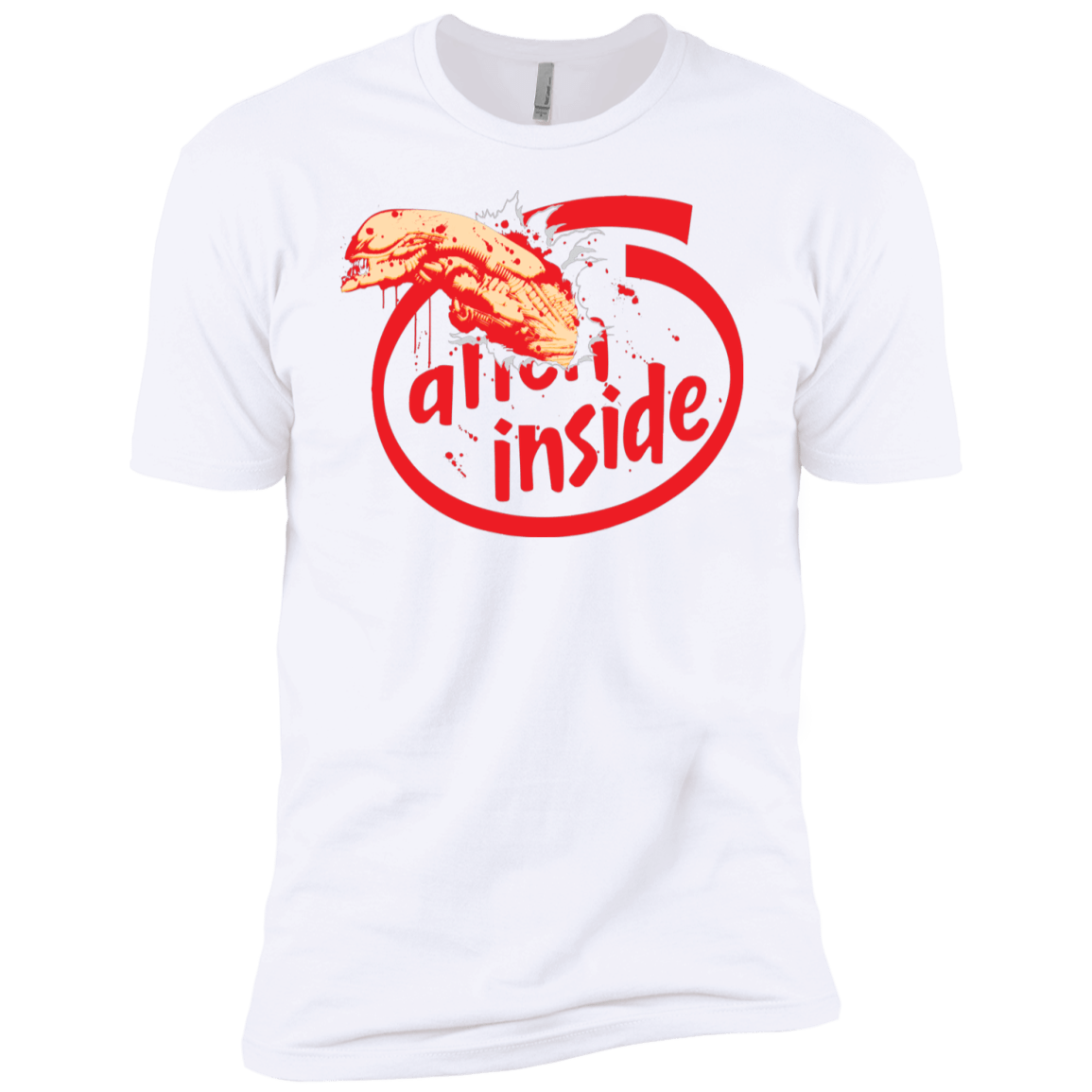 T-Shirts White / YXS Alien Inside Boys Premium T-Shirt