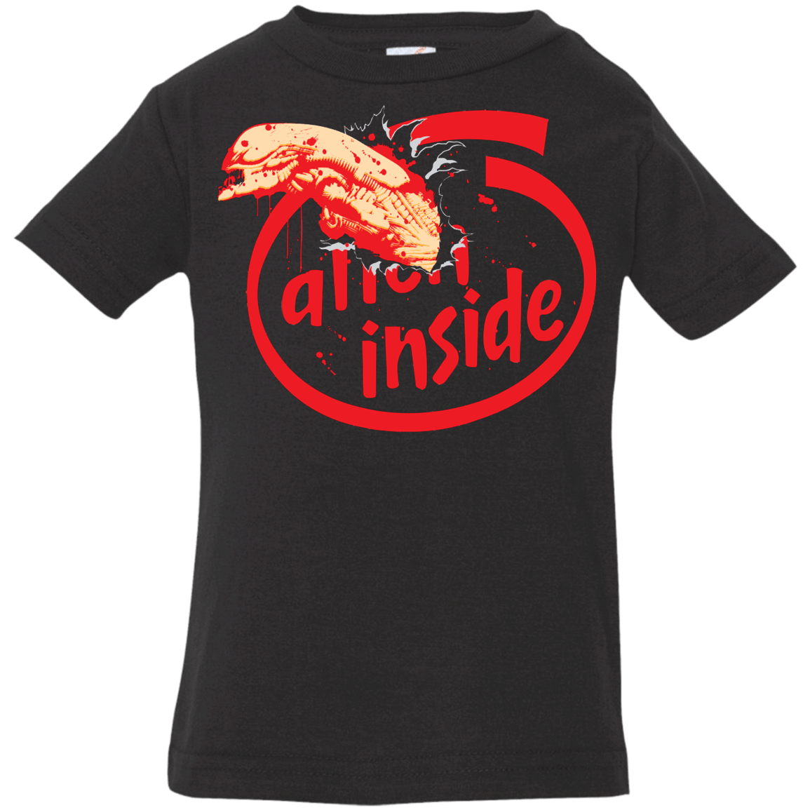 T-Shirts Black / 6 Months Alien Inside Infant Premium T-Shirt