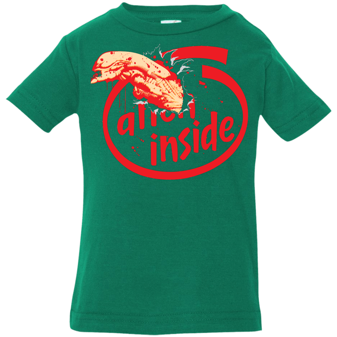 T-Shirts Kelly / 6 Months Alien Inside Infant Premium T-Shirt