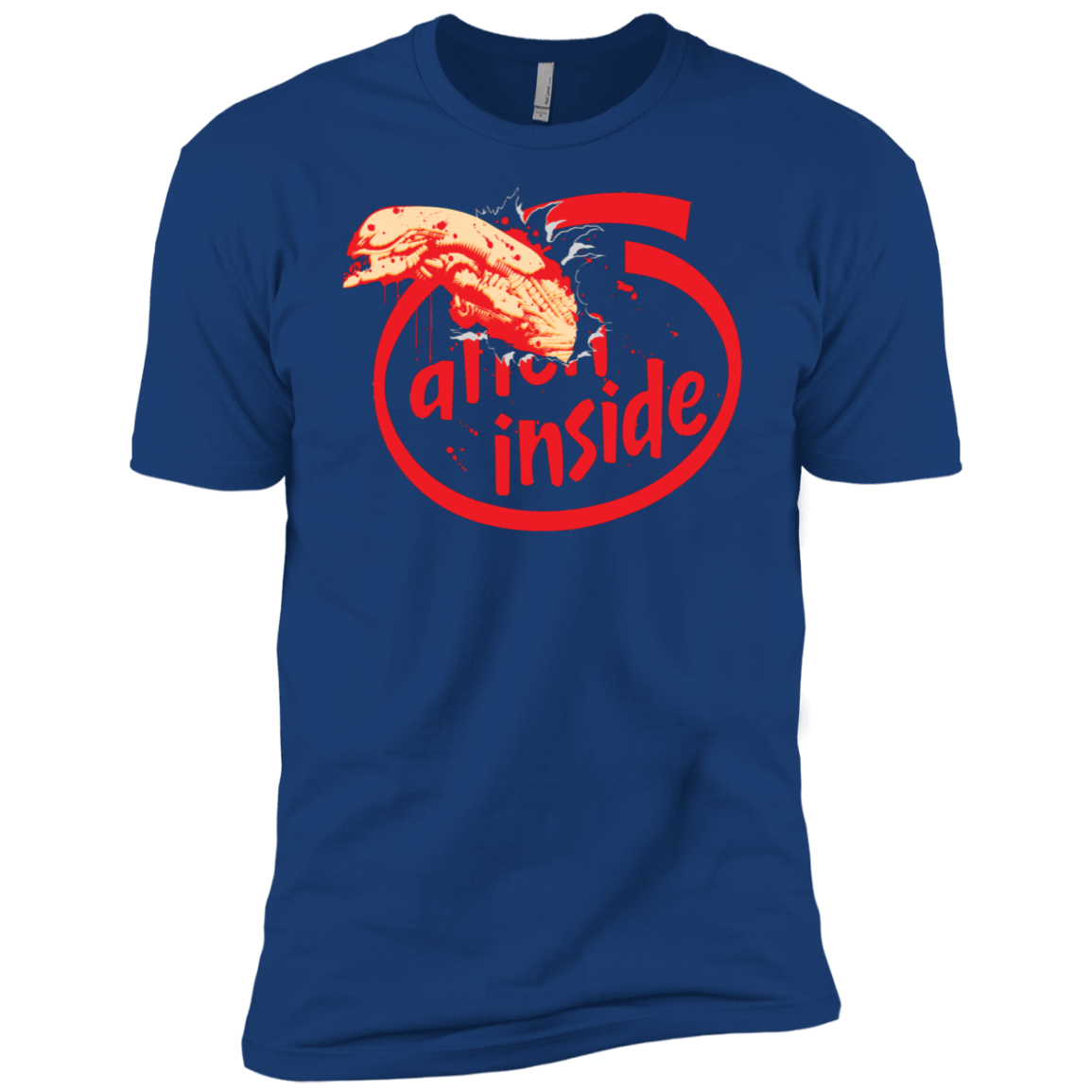 T-Shirts Royal / X-Small Alien Inside Men's Premium T-Shirt