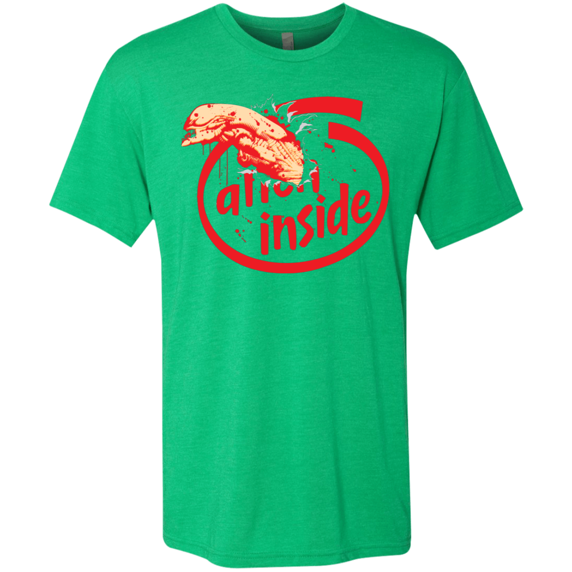 T-Shirts Envy / S Alien Inside Men's Triblend T-Shirt