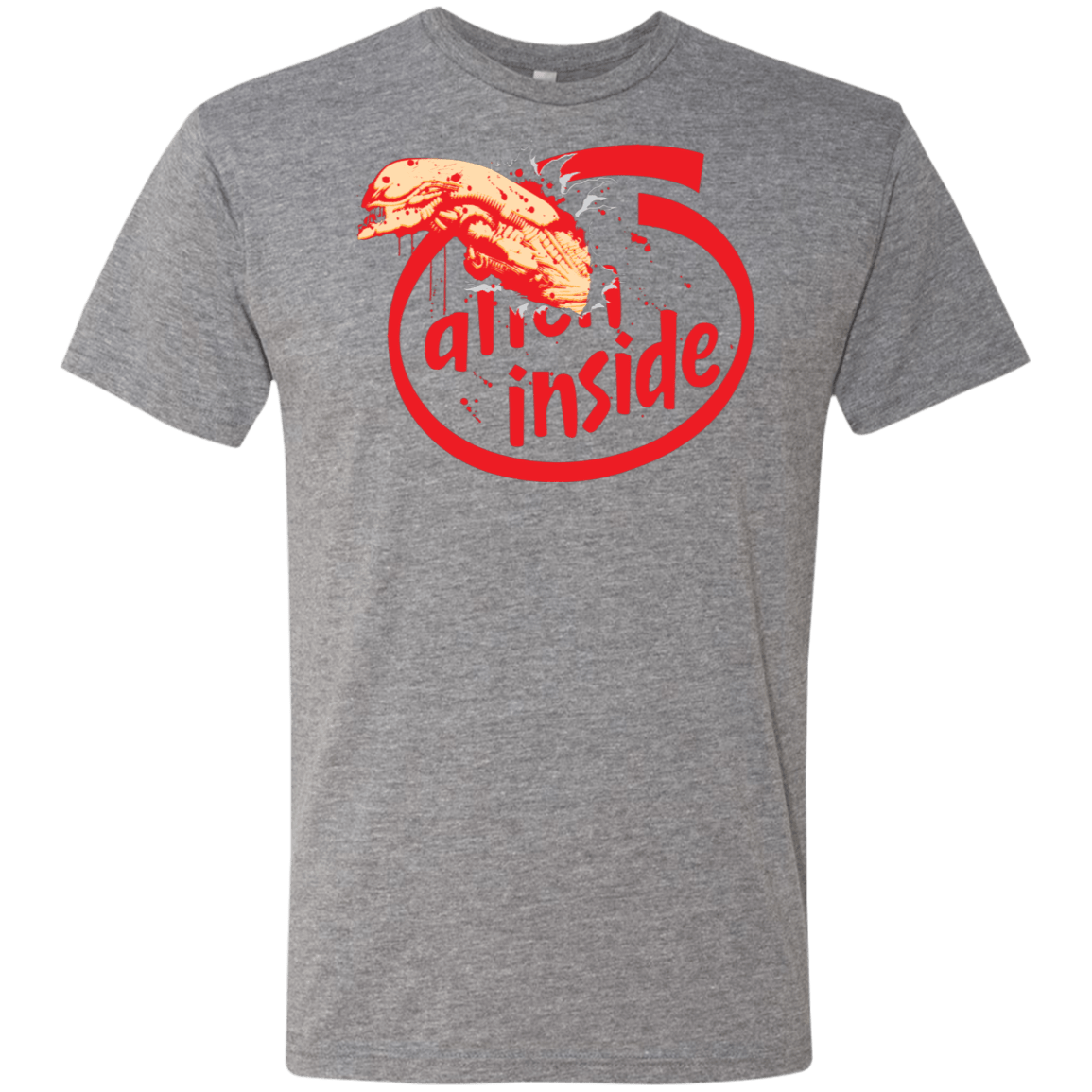 T-Shirts Premium Heather / S Alien Inside Men's Triblend T-Shirt