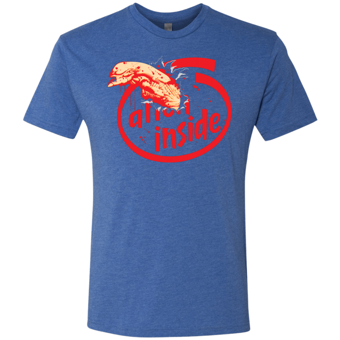 T-Shirts Vintage Royal / S Alien Inside Men's Triblend T-Shirt