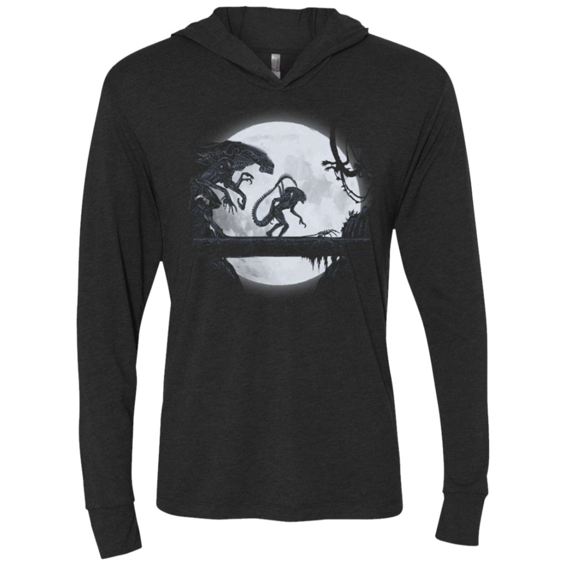 T-Shirts Vintage Black / X-Small Alien Matata Triblend Long Sleeve Hoodie Tee