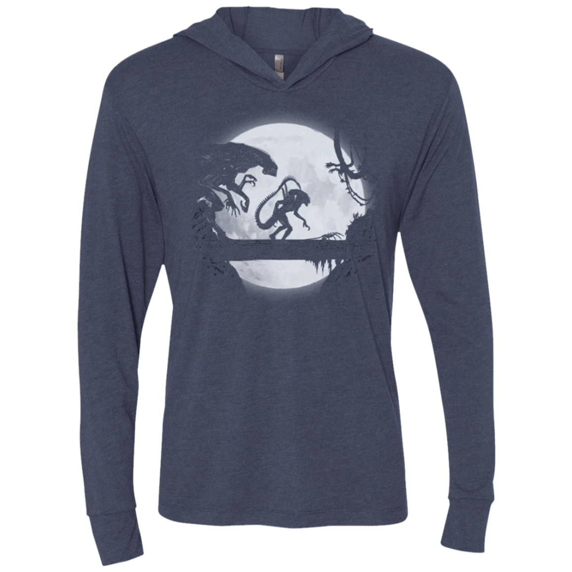 T-Shirts Vintage Navy / X-Small Alien Matata Triblend Long Sleeve Hoodie Tee