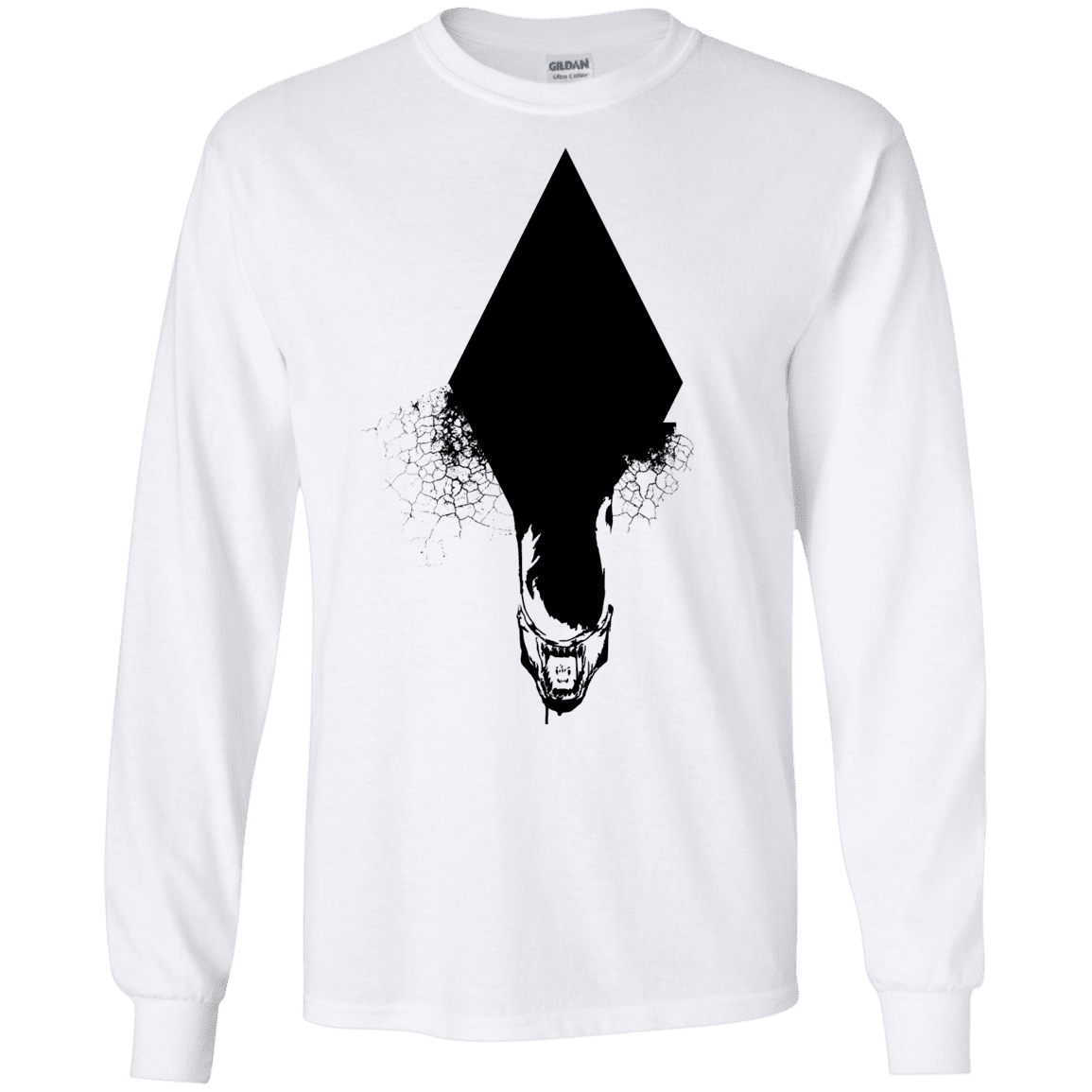 T-Shirts White / S Alien Men's Long Sleeve T-Shirt