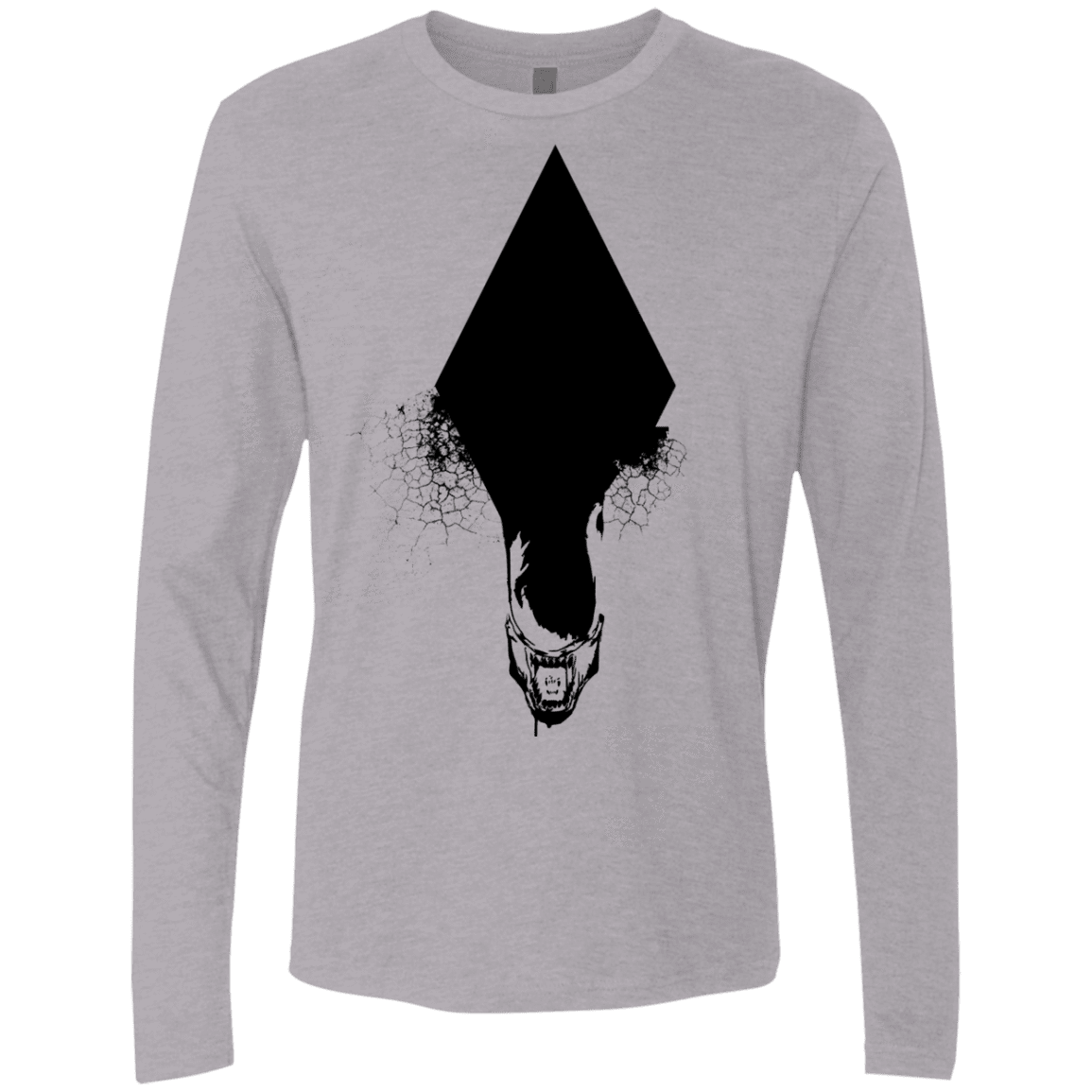 T-Shirts Heather Grey / S Alien Men's Premium Long Sleeve
