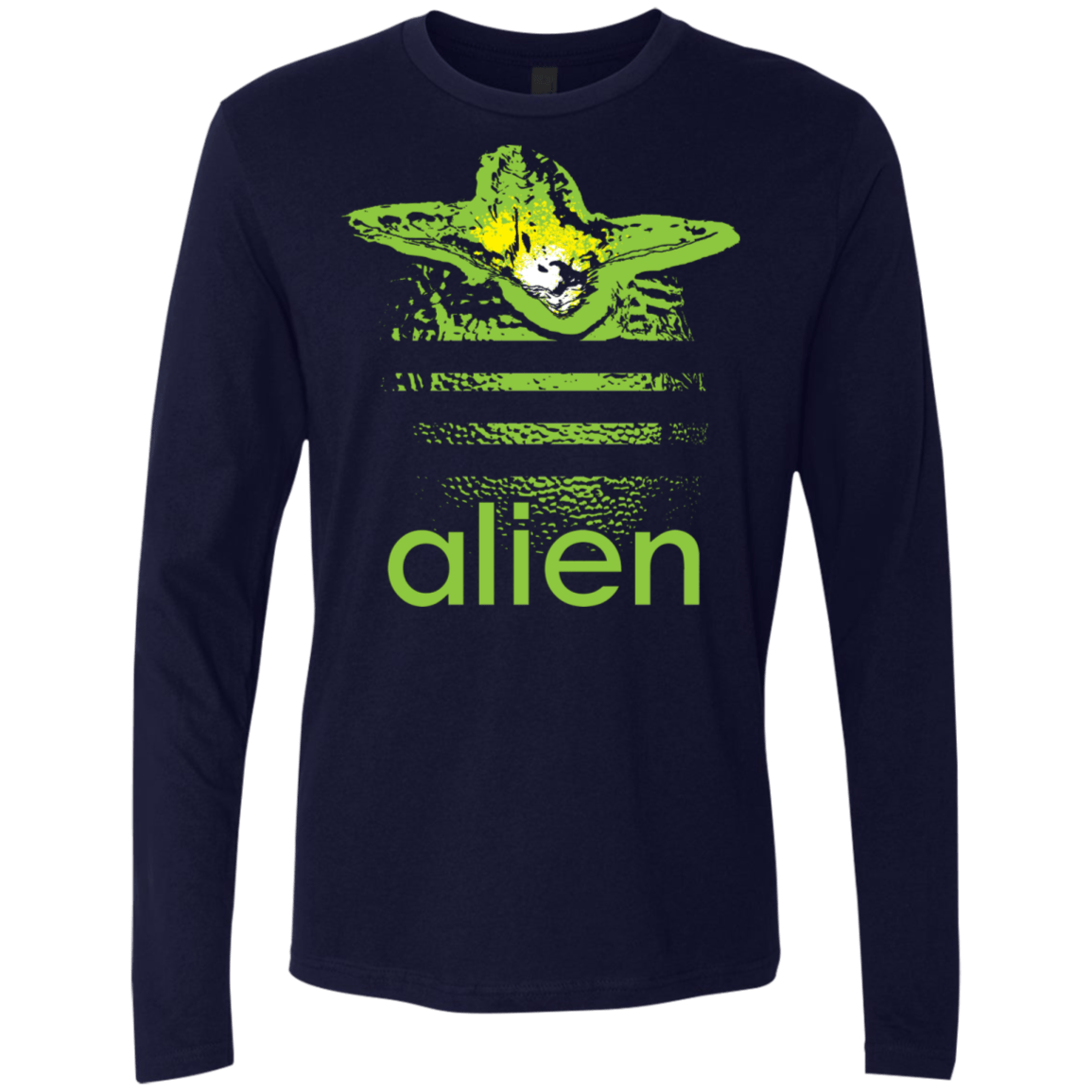 T-Shirts Midnight Navy / S Alien Men's Premium Long Sleeve