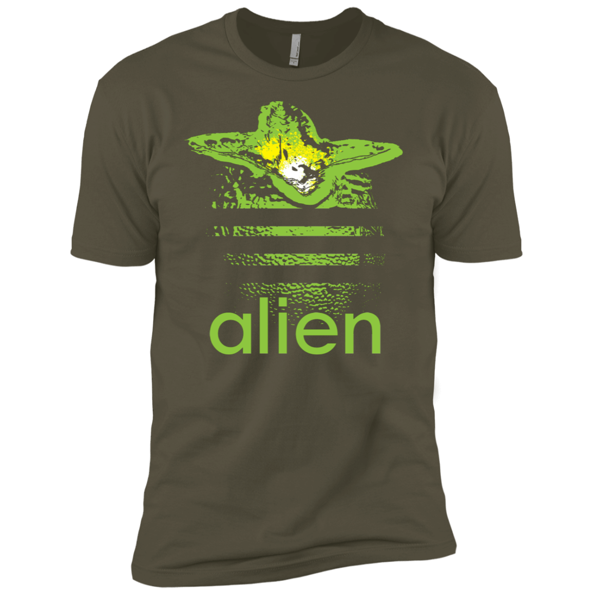 T-Shirts Military Green / X-Small Alien Men's Premium T-Shirt