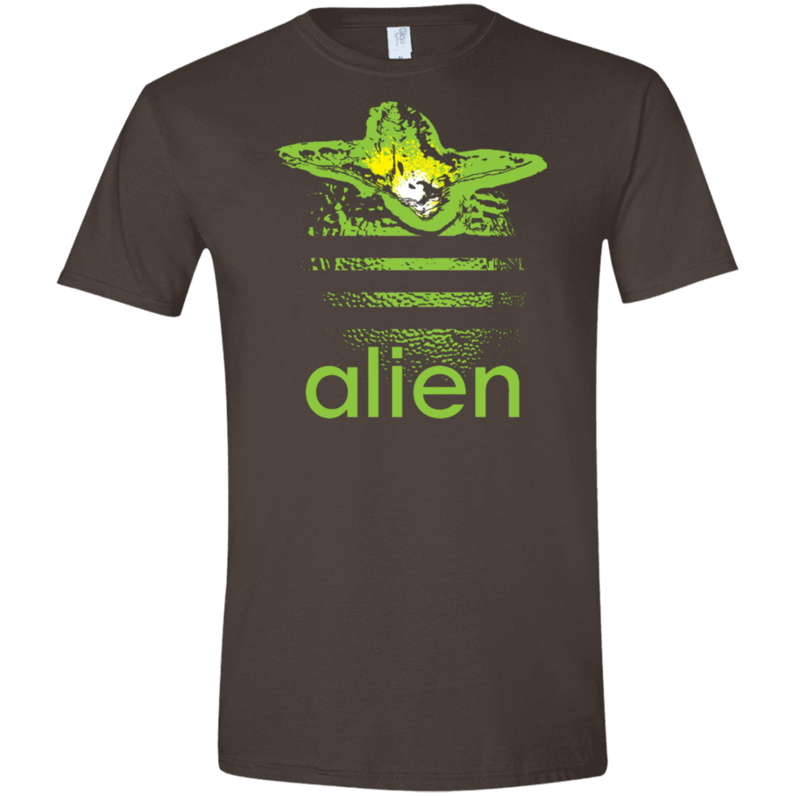 T-Shirts Dark Chocolate / S Alien Men's Semi-Fitted Softstyle