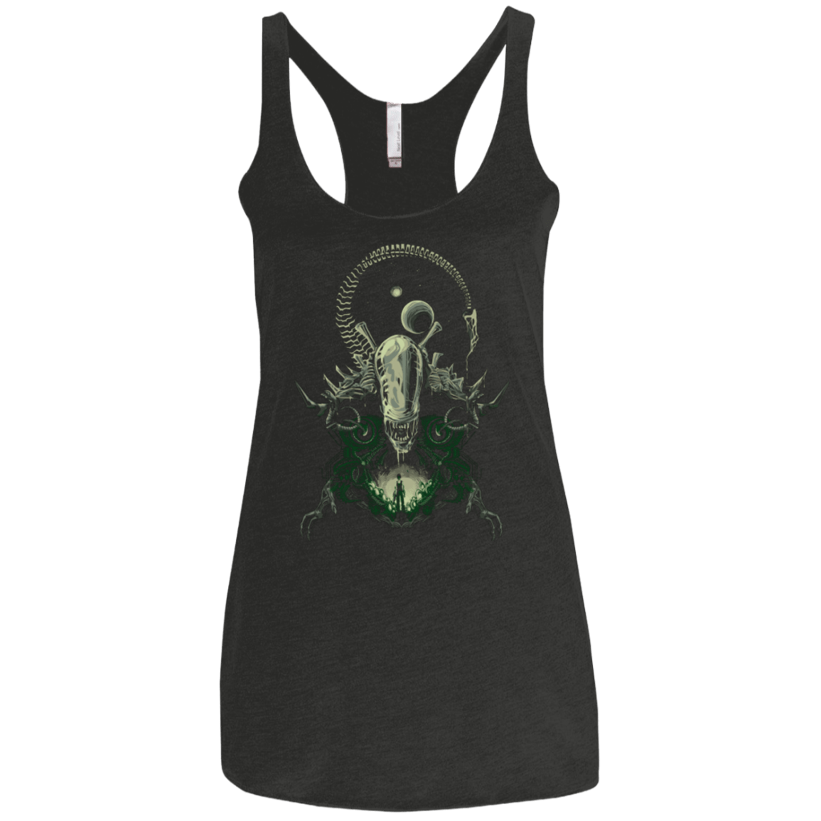 T-Shirts Vintage Black / X-Small Alien Nightmare Women's Triblend Racerback Tank