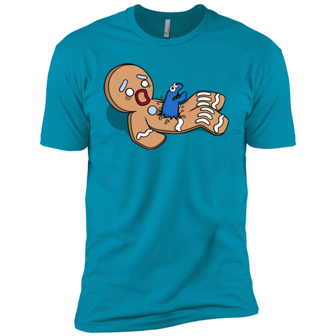 T-Shirts Turquoise / YXS Alien Nom Nom Boys Premium T-Shirt