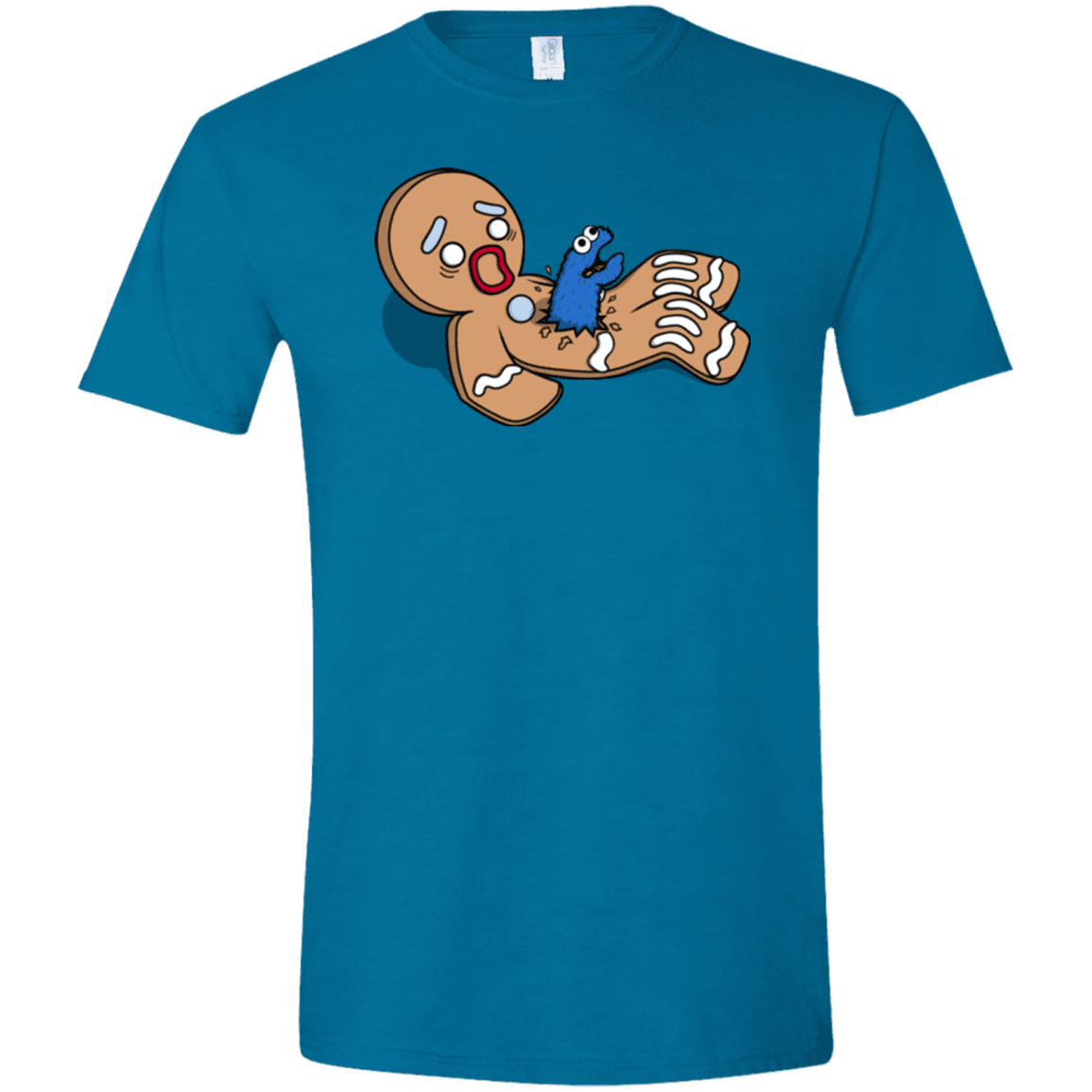 T-Shirts Antique Sapphire / S Alien Nom Nom Men's Semi-Fitted Softstyle