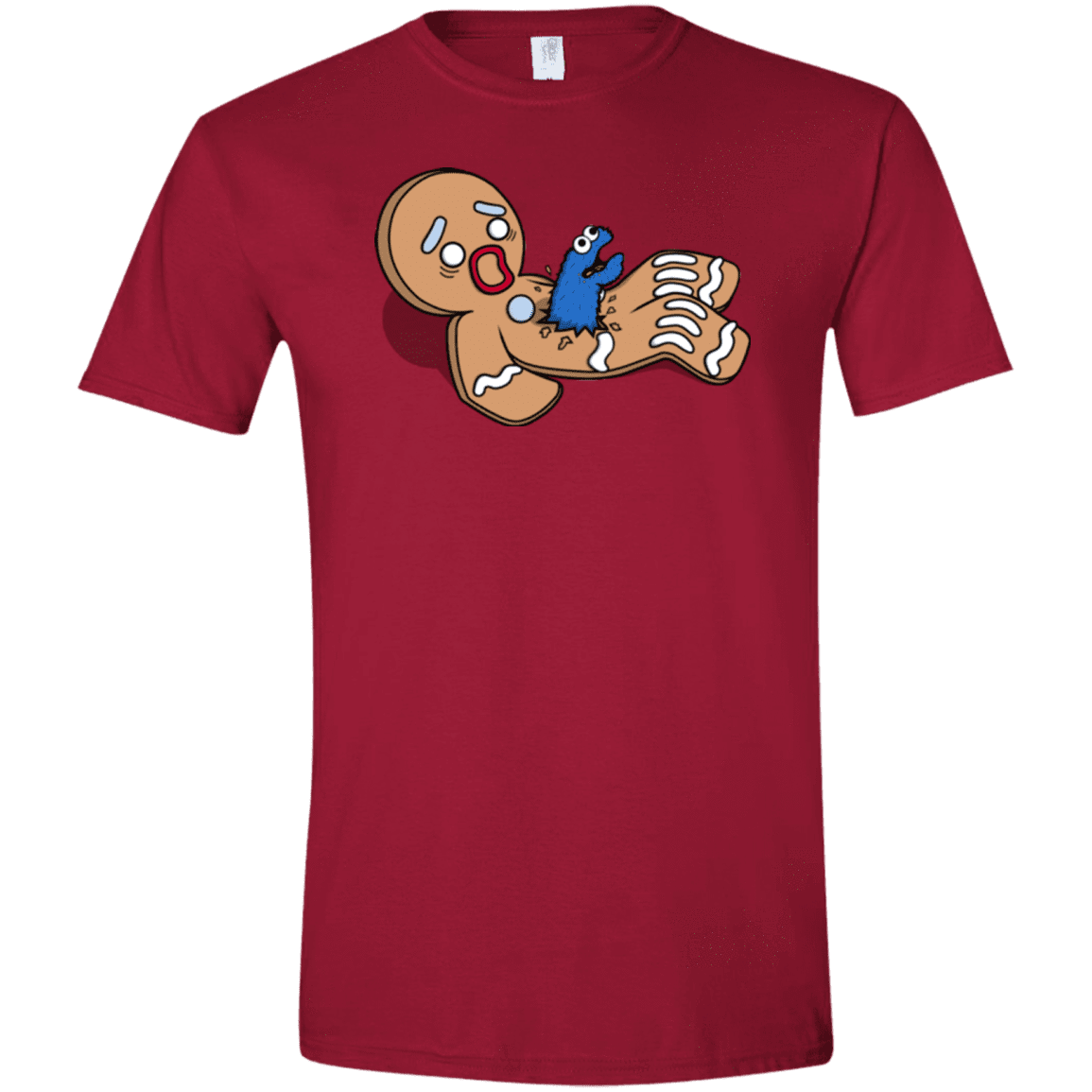 T-Shirts Cardinal Red / S Alien Nom Nom Men's Semi-Fitted Softstyle