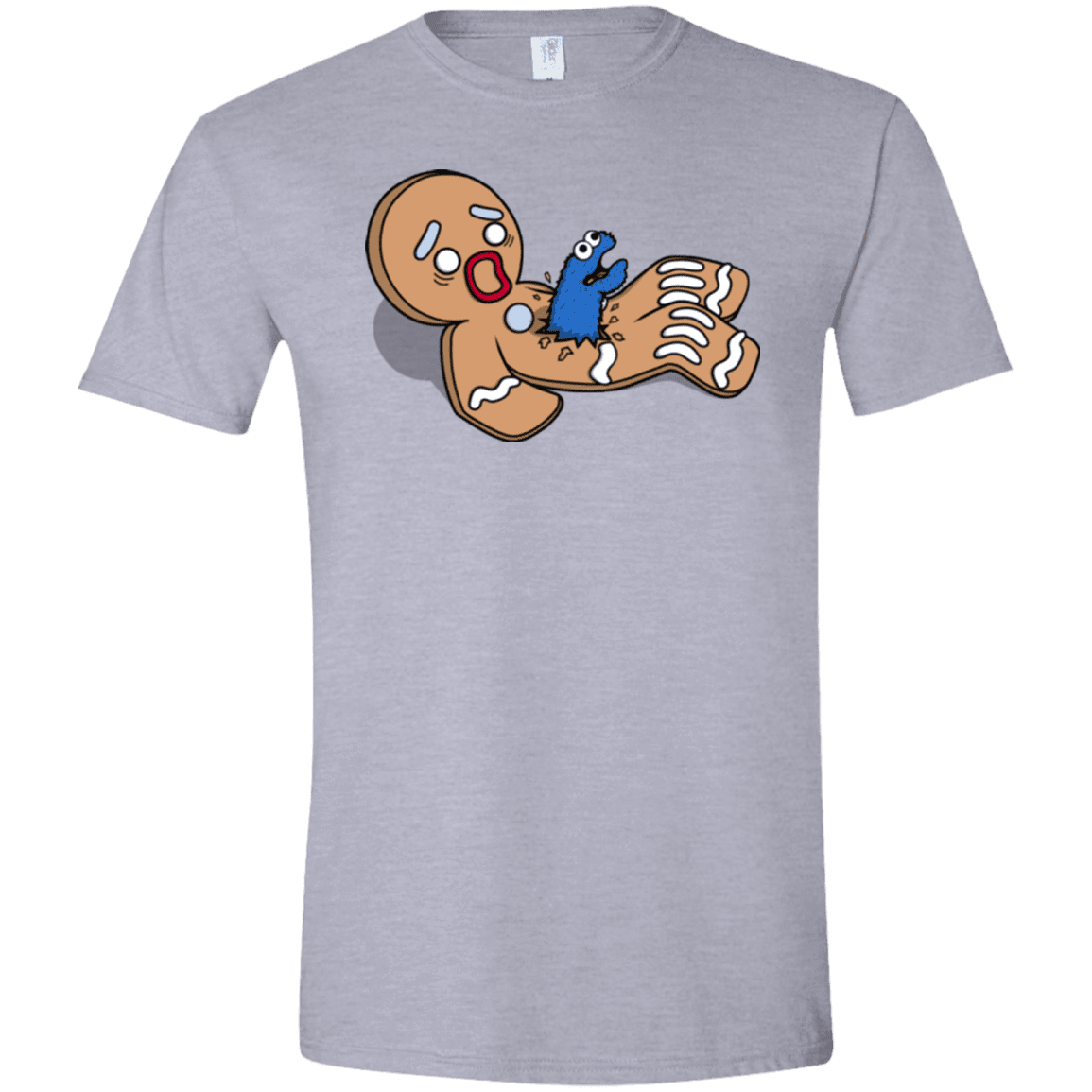 T-Shirts Sport Grey / X-Small Alien Nom Nom Men's Semi-Fitted Softstyle