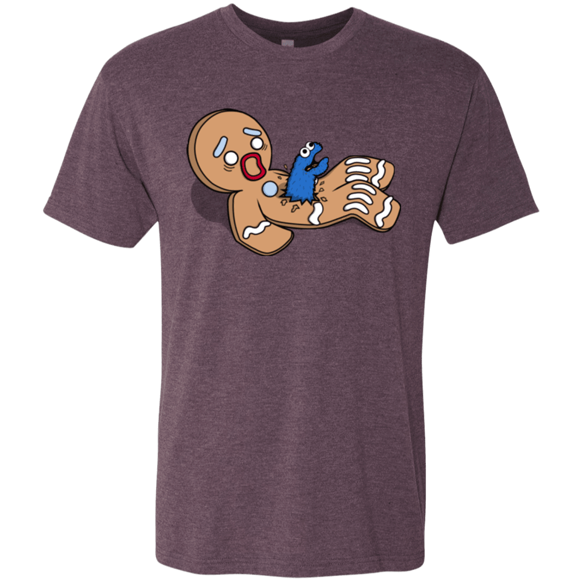 T-Shirts Vintage Purple / S Alien Nom Nom Men's Triblend T-Shirt