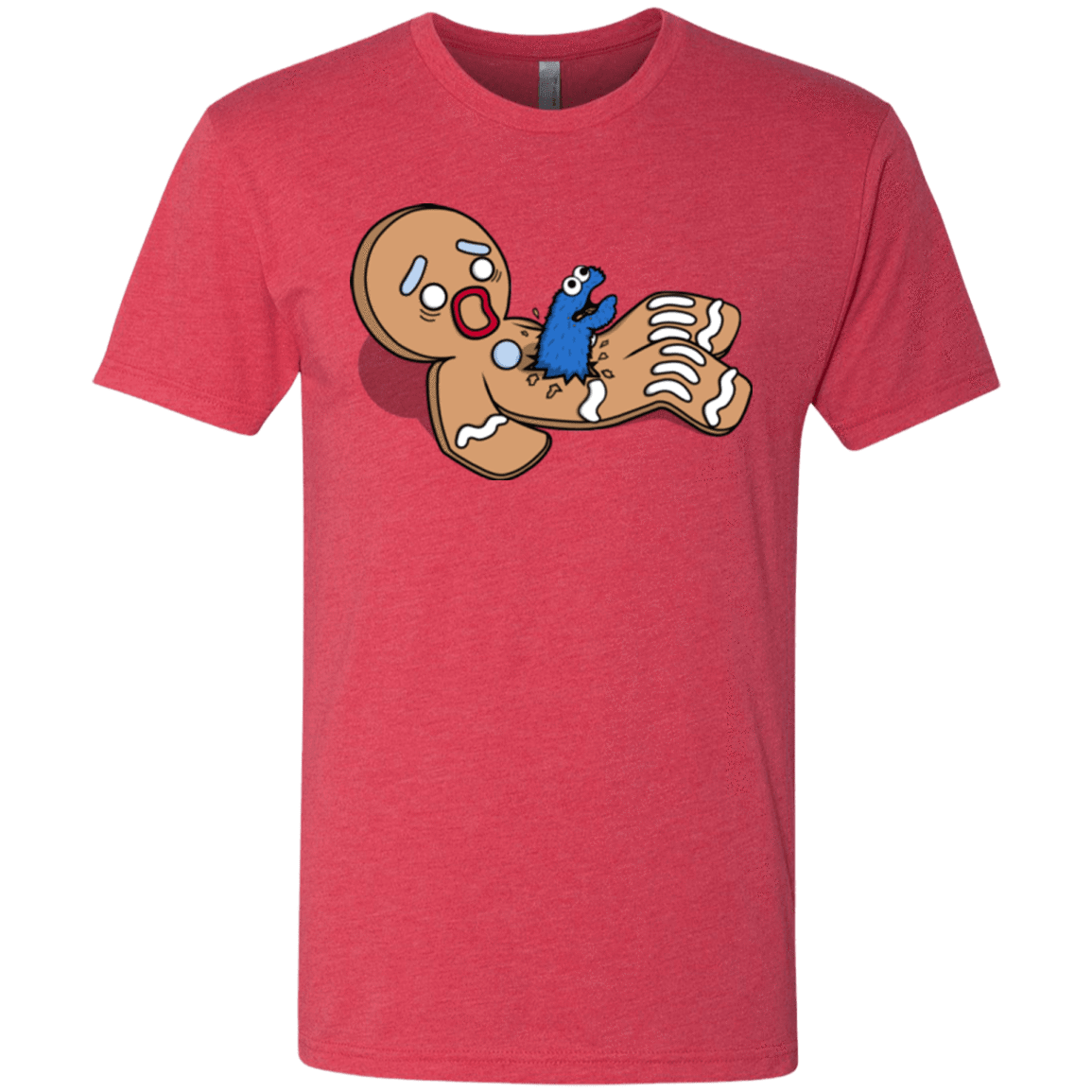 T-Shirts Vintage Red / S Alien Nom Nom Men's Triblend T-Shirt