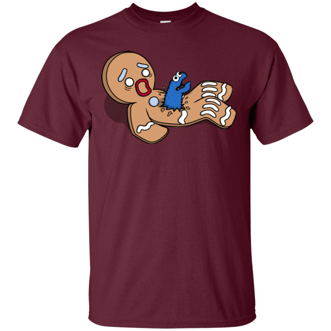 T-Shirts Maroon / S Alien Nom Nom T-Shirt