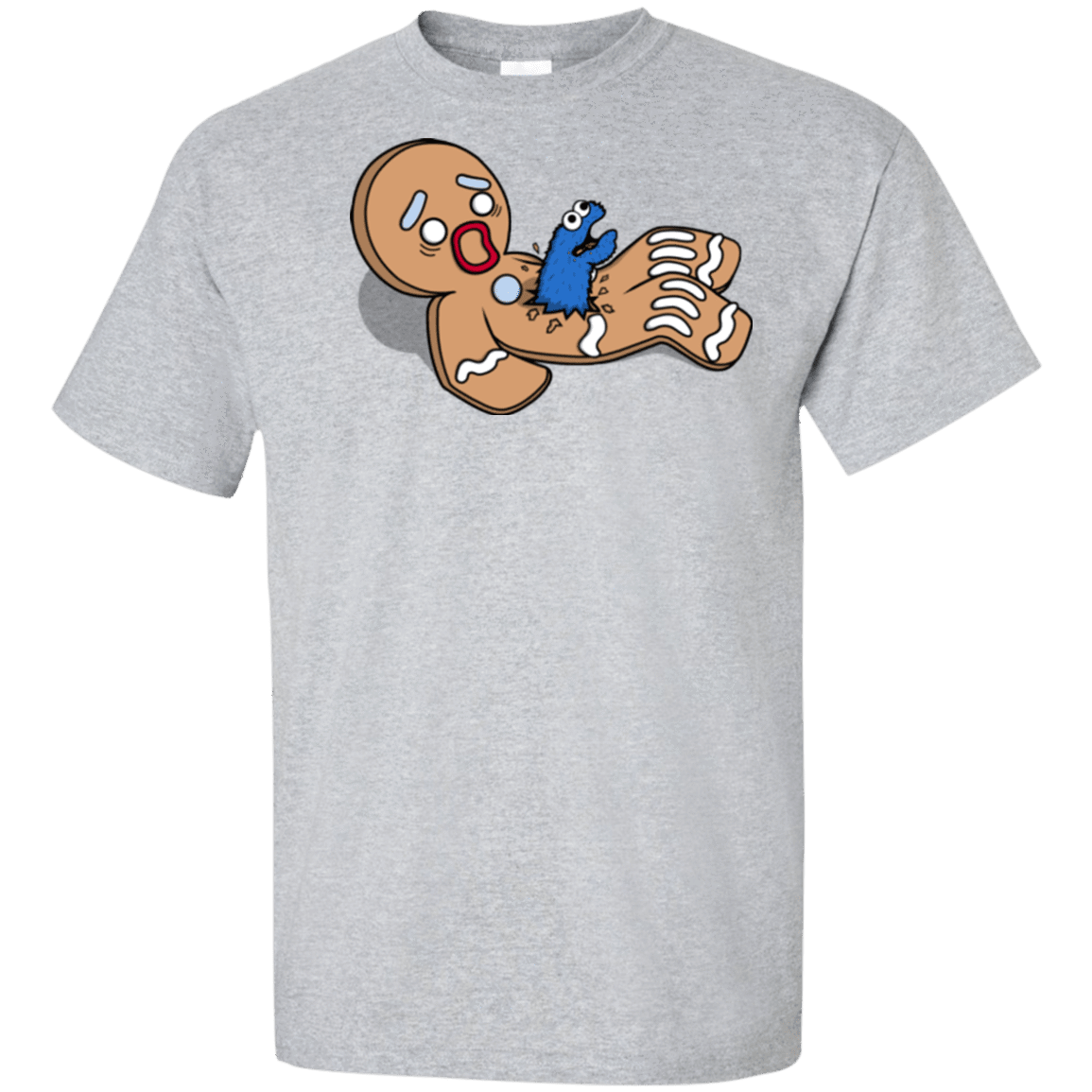 T-Shirts Sport Grey / XLT Alien Nom Nom Tall T-Shirt