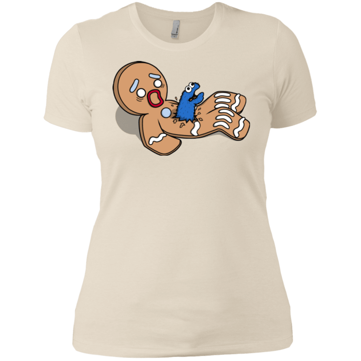 T-Shirts Ivory/ / X-Small Alien Nom Nom Women's Premium T-Shirt
