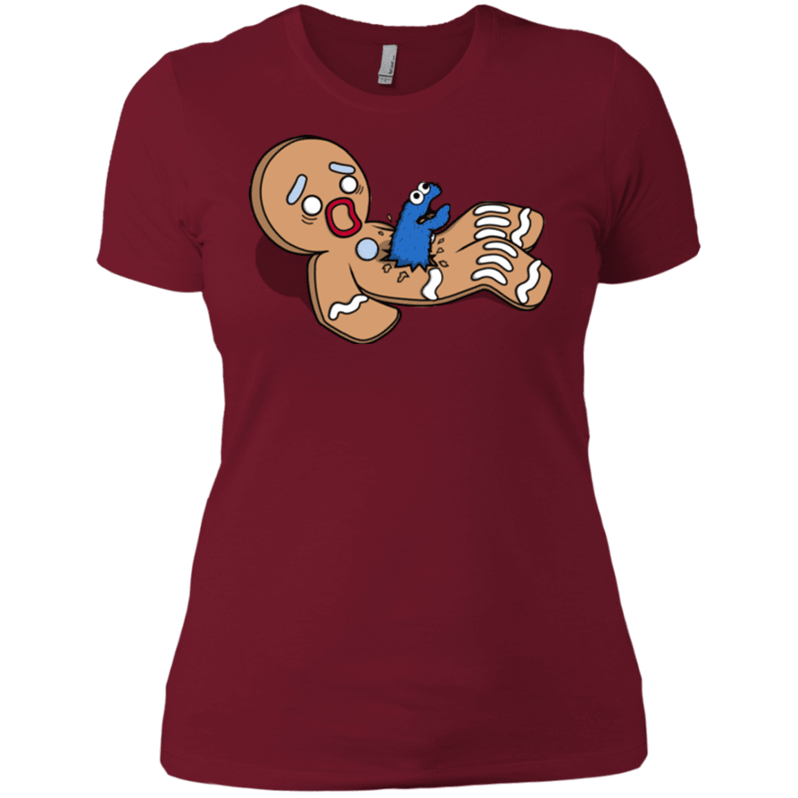 T-Shirts Scarlet / X-Small Alien Nom Nom Women's Premium T-Shirt