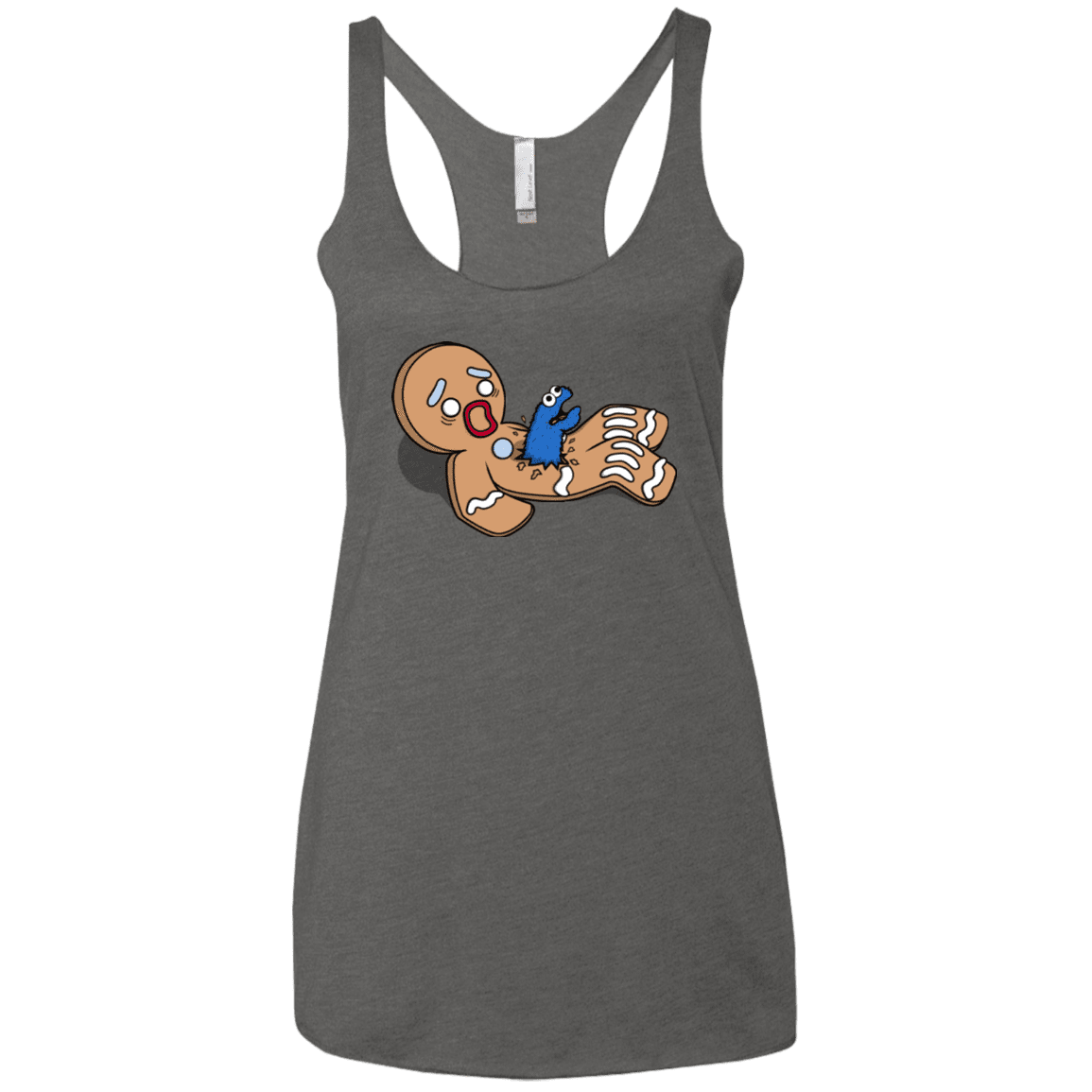 T-Shirts Premium Heather / X-Small Alien Nom Nom Women's Triblend Racerback Tank