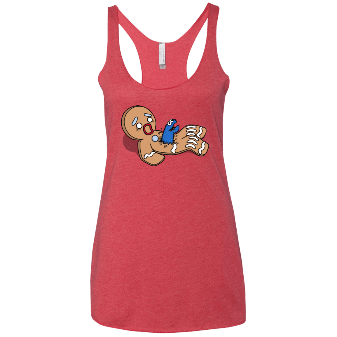 T-Shirts Vintage Red / X-Small Alien Nom Nom Women's Triblend Racerback Tank