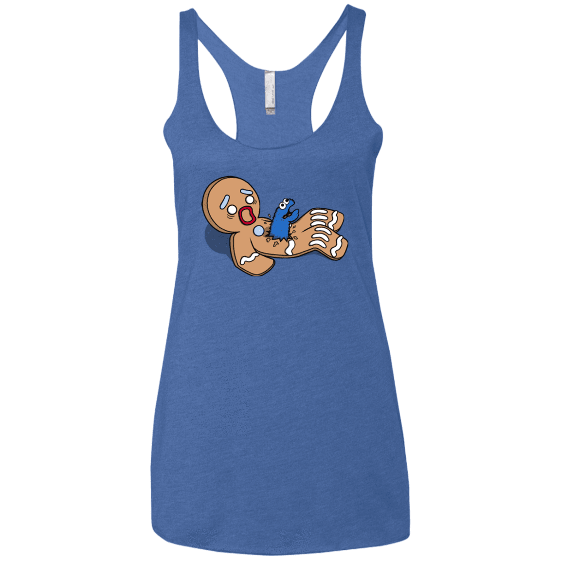 T-Shirts Vintage Royal / X-Small Alien Nom Nom Women's Triblend Racerback Tank