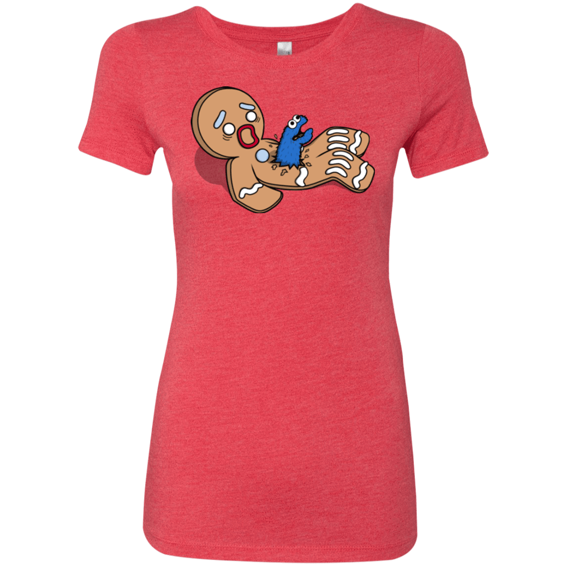 T-Shirts Vintage Red / S Alien Nom Nom Women's Triblend T-Shirt