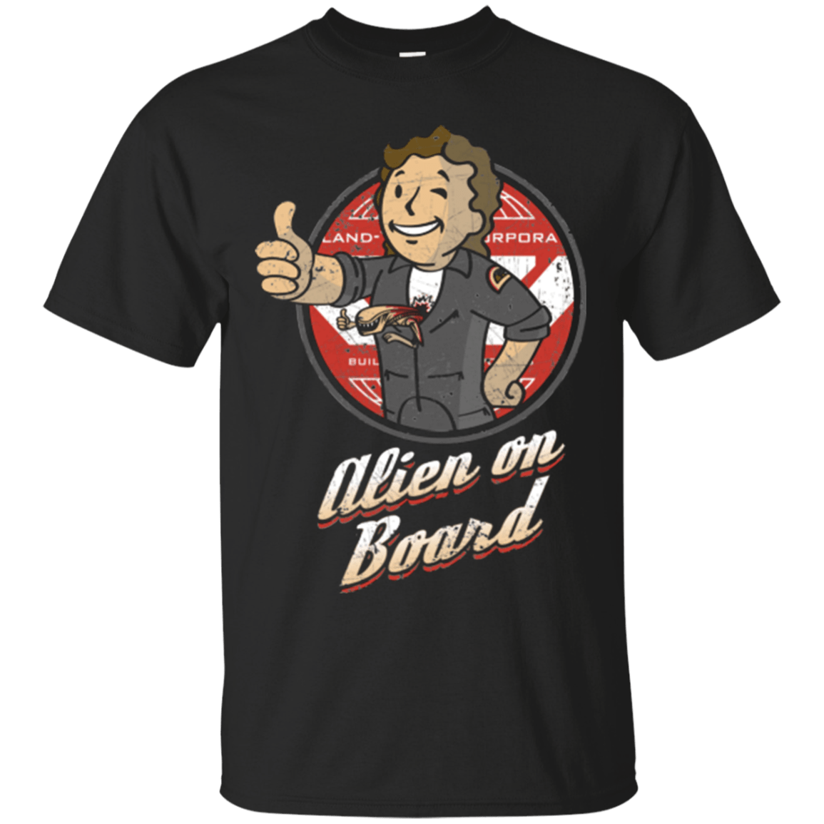 T-Shirts Black / Small Alien on Board T-Shirt