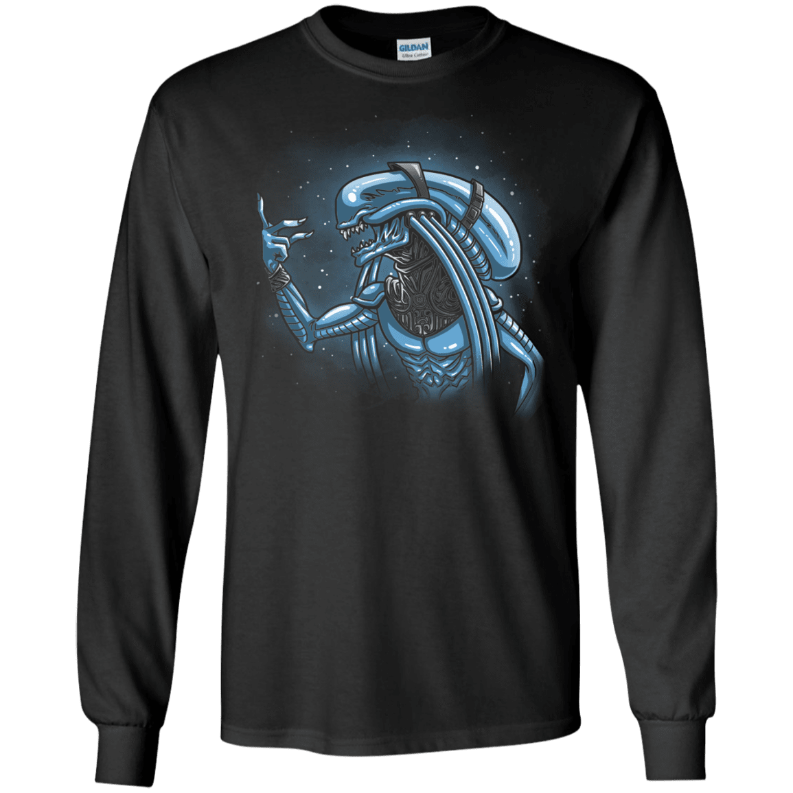 T-Shirts Black / S Alien Plavalaguna Men's Long Sleeve T-Shirt