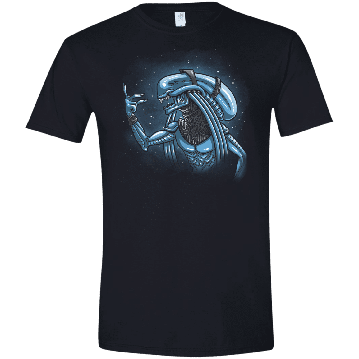 T-Shirts Black / X-Small Alien Plavalaguna Men's Semi-Fitted Softstyle