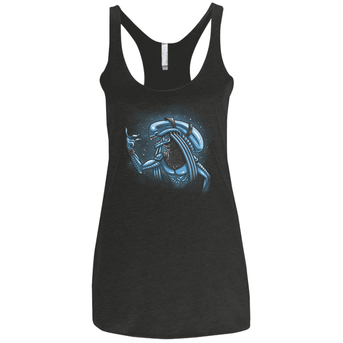 T-Shirts Vintage Black / X-Small Alien Plavalaguna Women's Triblend Racerback Tank