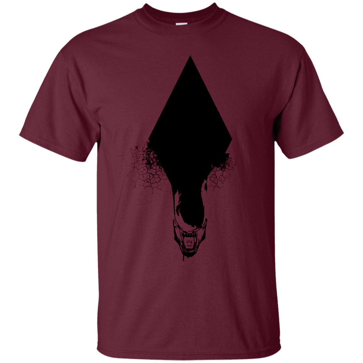 T-Shirts Maroon / S Alien T-Shirt