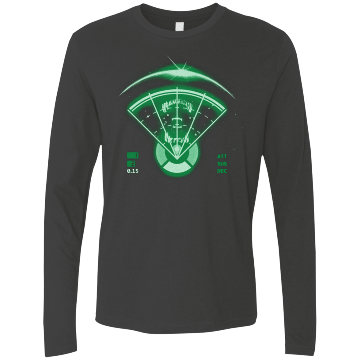 T-Shirts Heavy Metal / Small Alien Tracking Men's Premium Long Sleeve