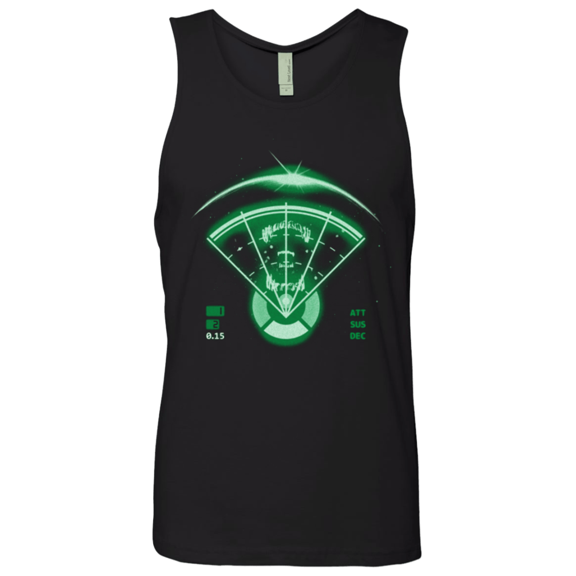 T-Shirts Black / Small Alien Tracking Men's Premium Tank Top