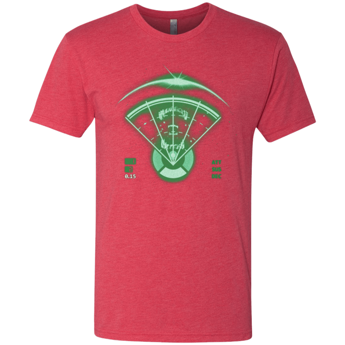 T-Shirts Vintage Red / Small Alien Tracking Men's Triblend T-Shirt