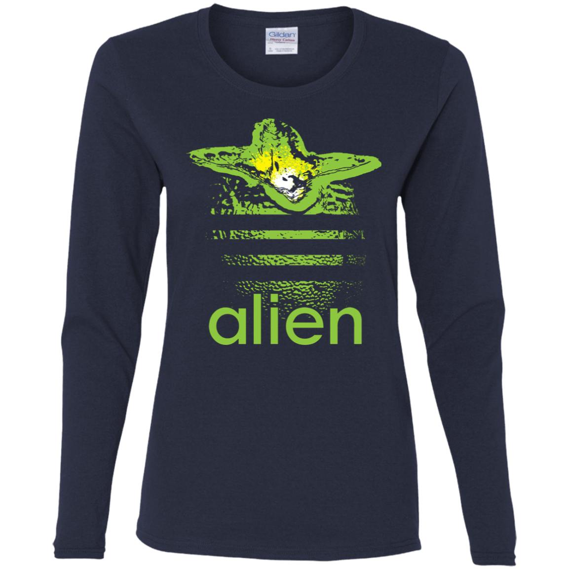 T-Shirts Navy / S Alien Women's Long Sleeve T-Shirt
